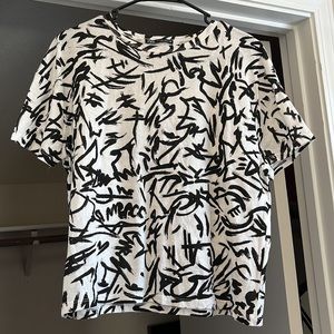 Brand new abstract Zara t-shirt
